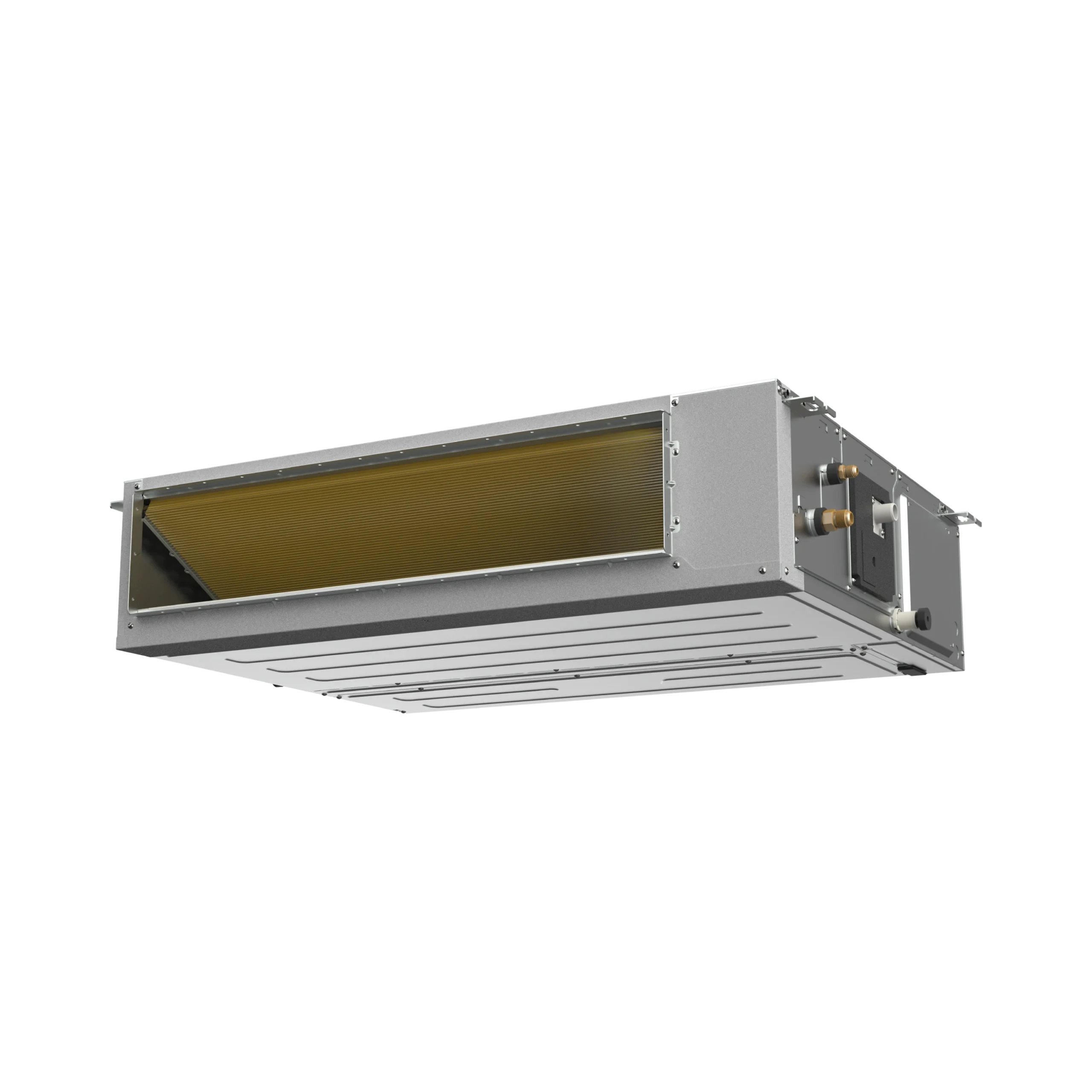 Ceiling-Ducted-front-right2-with-water-pump Midea Light Commercial Air Conditioner MTCE – MTCE-12CRFN8 - Image 1