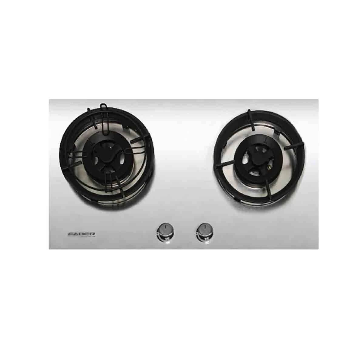 1-1200x1200 (7) Faber Faber 5.2kW SS IVANO 2B/76SS 2 Burner Stainless Steel Gas Stove – IVANO 76SS - Image 1