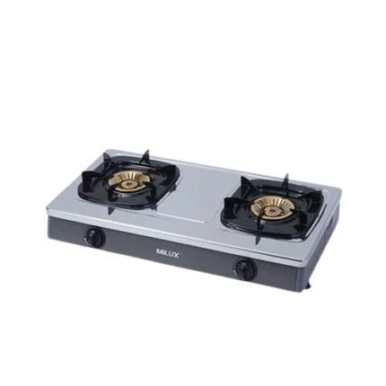 Milux Double Burner Gas Cooker – MSS-3250