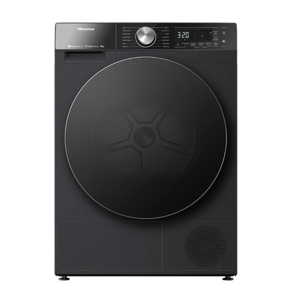 472 Hisense Heat Pump Dryer 10KG - Black – DH5S1095UB - Image 1