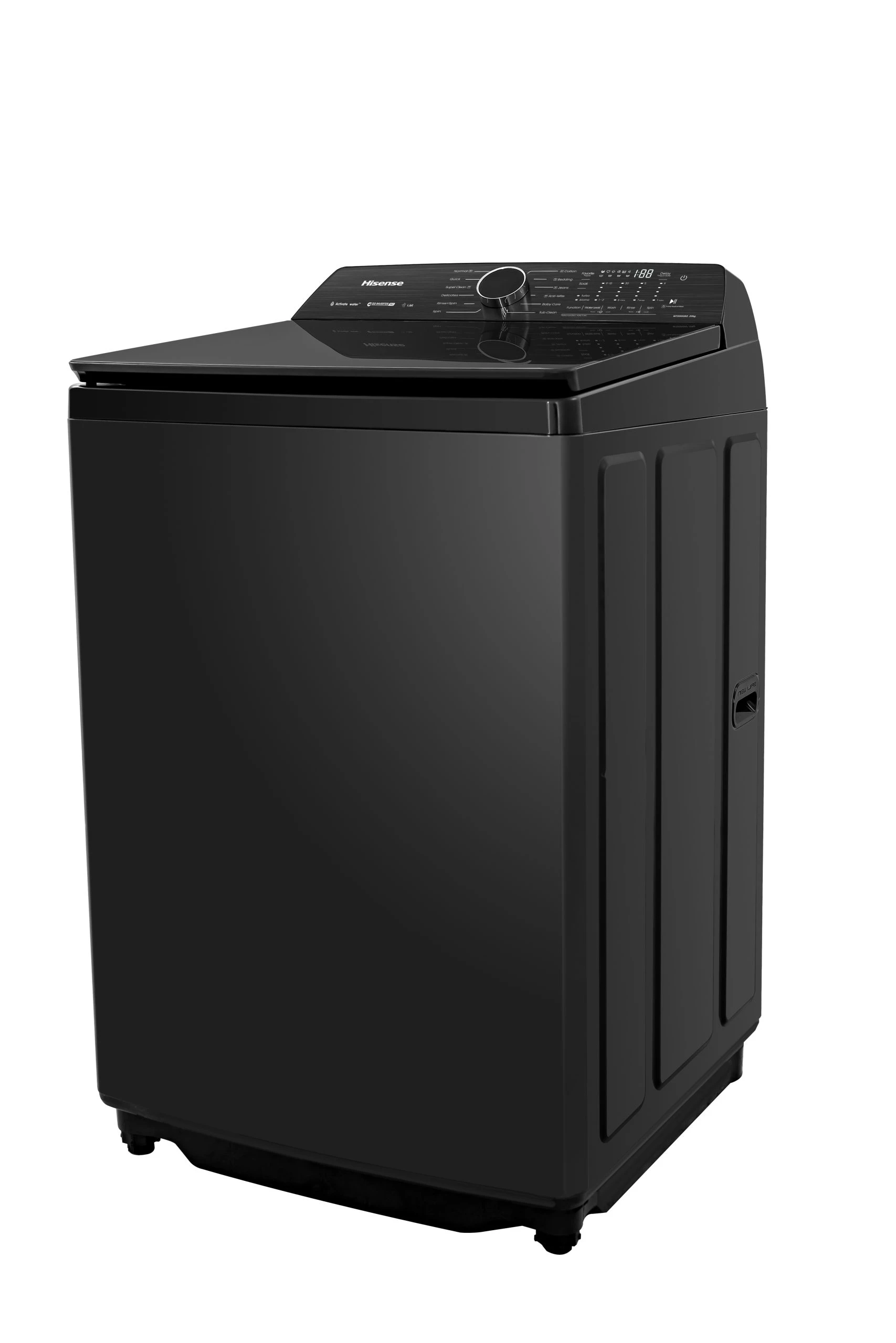 484 Hisense Top Load Inverter Washer 22KG - Premium Black – WT220Q50 - Image 1