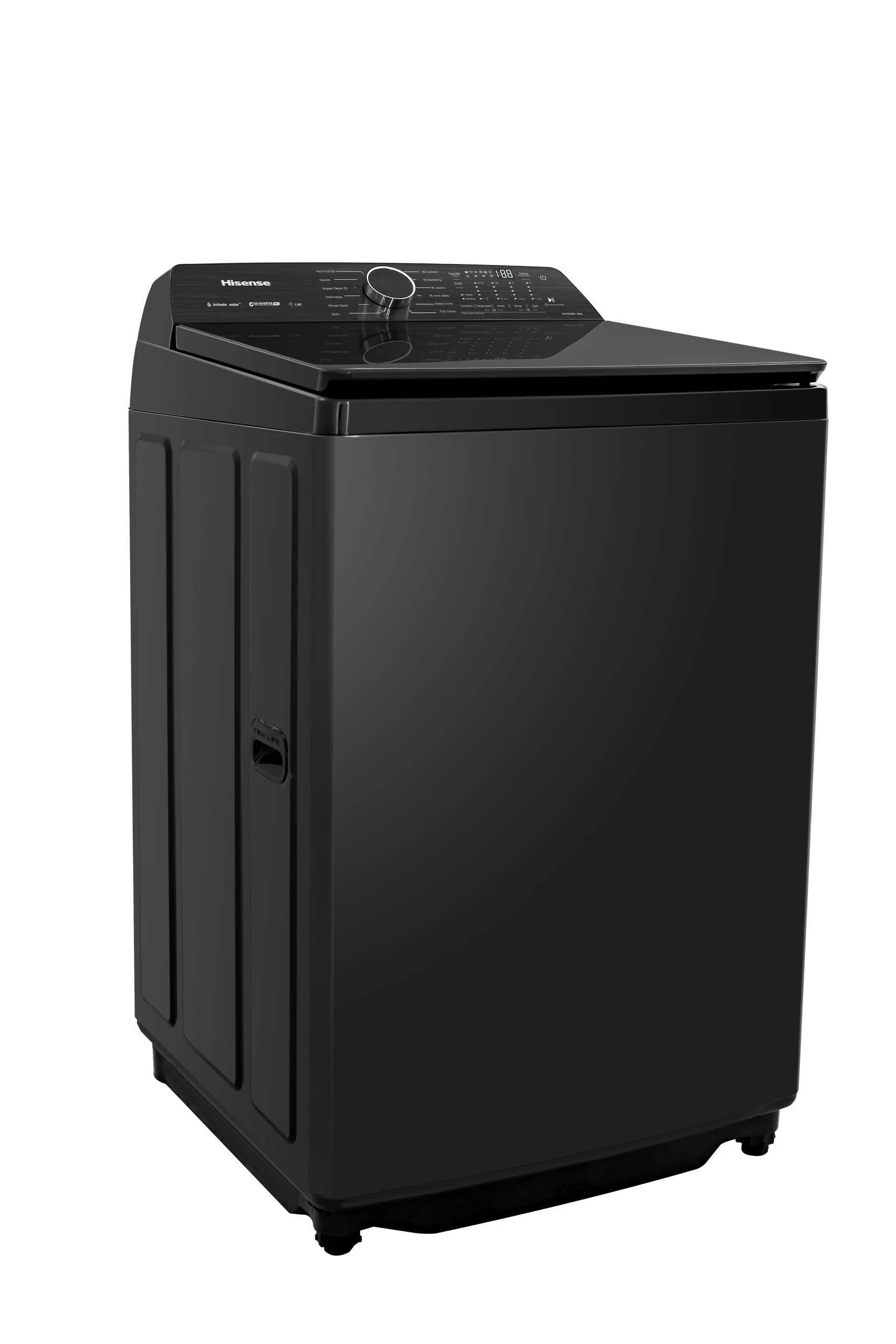 486 Hisense Top Load Inverter Washer 18KG - Premium Black – WT180Q50 - Image 1