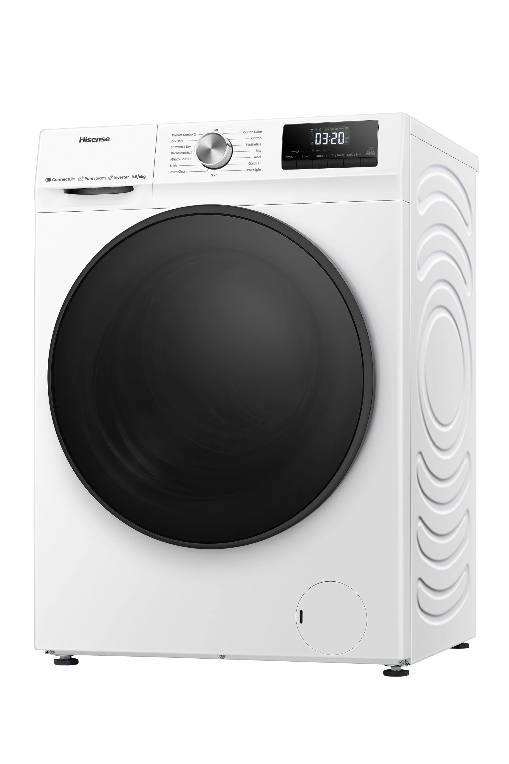 505 Hisense COMBO - WHITE – WD3Q8543BW - Image 1
