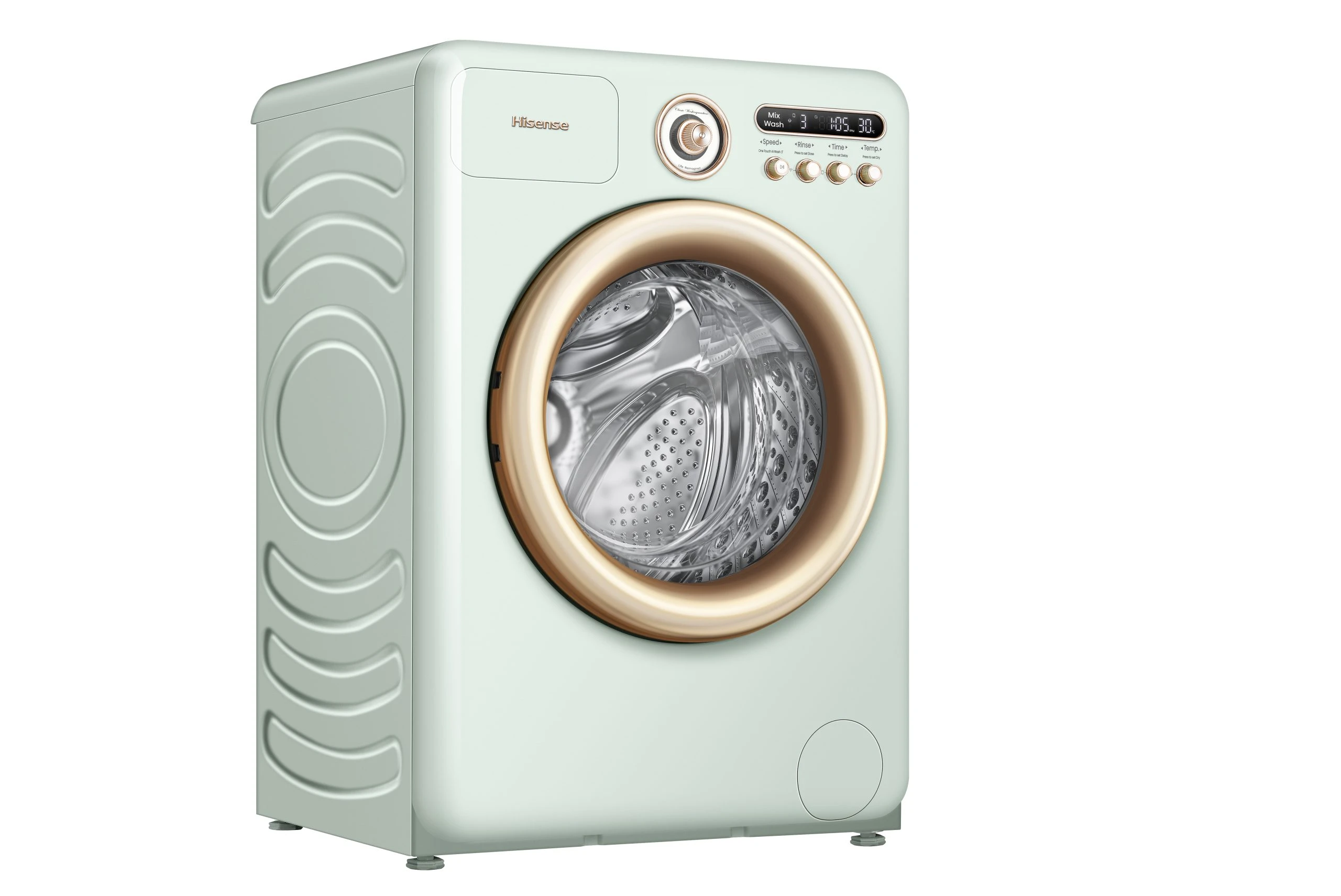 506 Hisense Front Load Washer 10.5KG/Dryer 7KG - Roman Green – WD105R5 - Image 1