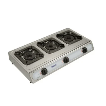 Milux Triple Burner Gas Cooker – MSS-1033