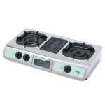 Milux Triple Burner Gas Cooker – MSS-2501G