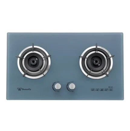 Butterfly 2 BURNER GLASS BUILT IN HOB – BG-2C