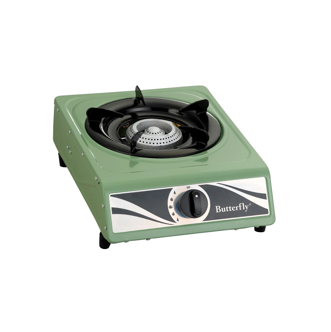 BGC-28N_BGC-268N Butterfly EPOXY SINGLE GAS STOVE – BGC-268 (GREEN) - Image 1