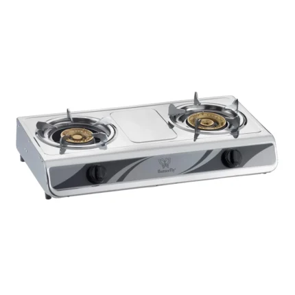 Butterfly STAINLESS STEEL DOUBLE GAS STOVE – BGC-868/305