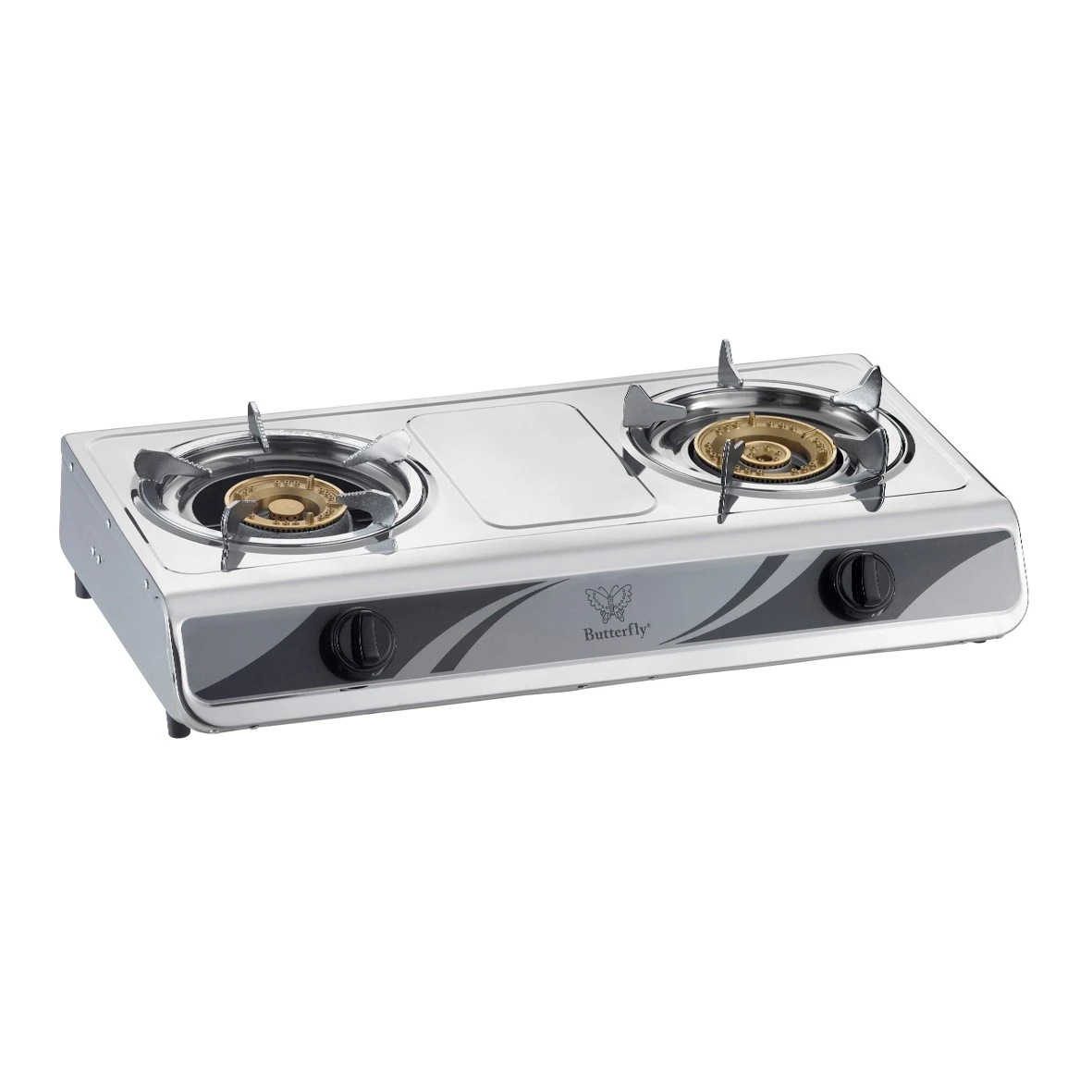 BGC-868_305 Butterfly STAINLESS STEEL DOUBLE GAS STOVE – BGC-868/305 - Image 1