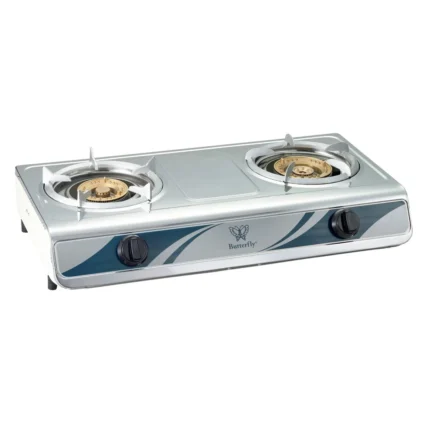 Butterfly [DISCONTINUED] : STAINLESS STEEL DOUBLE GAS STOVE – BGC-868/313