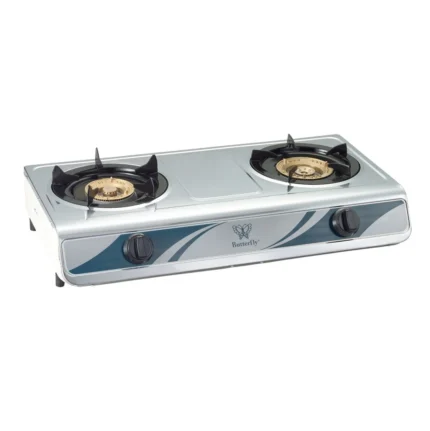 Butterfly STAINLESS STEEL DOUBLE GAS STOVE – BGC-868/343