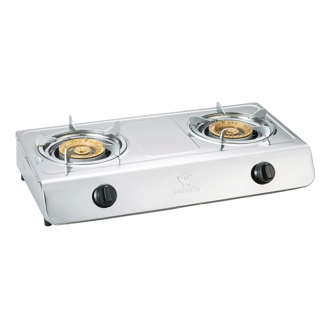 BGC-938_305N Butterfly STAINLESS STEEL DOUBLE GAS STOVE – BGC-938/305 - Image 1