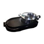 Faber 2-In-1 Steamboat BBQ Non-Stick Electric Grill & Hotpot Multicooker FBQ PARTY GRILL 899