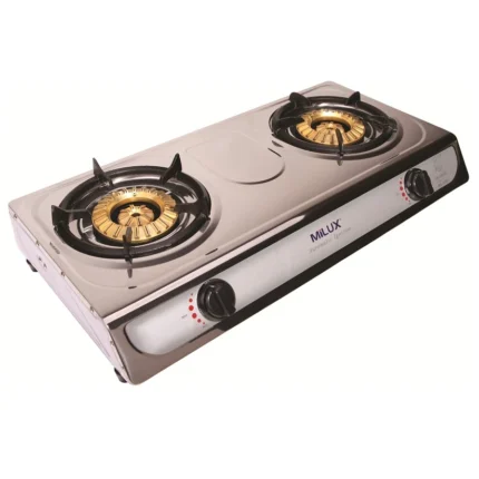 Milux Double Burner Gas Cooker – MS-3399