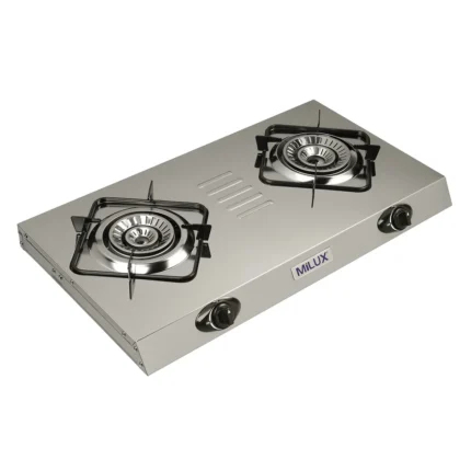 Milux Double Burner Gas Cooker – MSS-2800