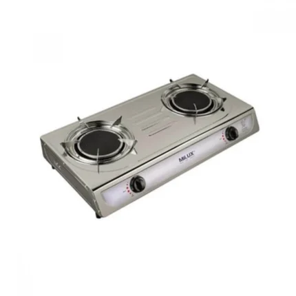 Milux Double Burner Gas Cooker – MSS-1022