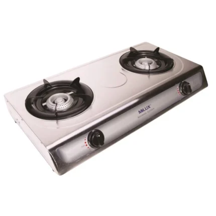 Milux Double Burner Gas Cooker – YS-2020B