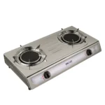 Milux Double Burner Gas Cooker – MSS-8122IR